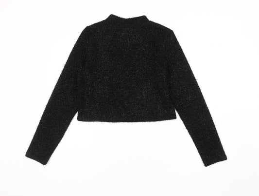 Womens UK Size M H&M Black Pullover Jumper