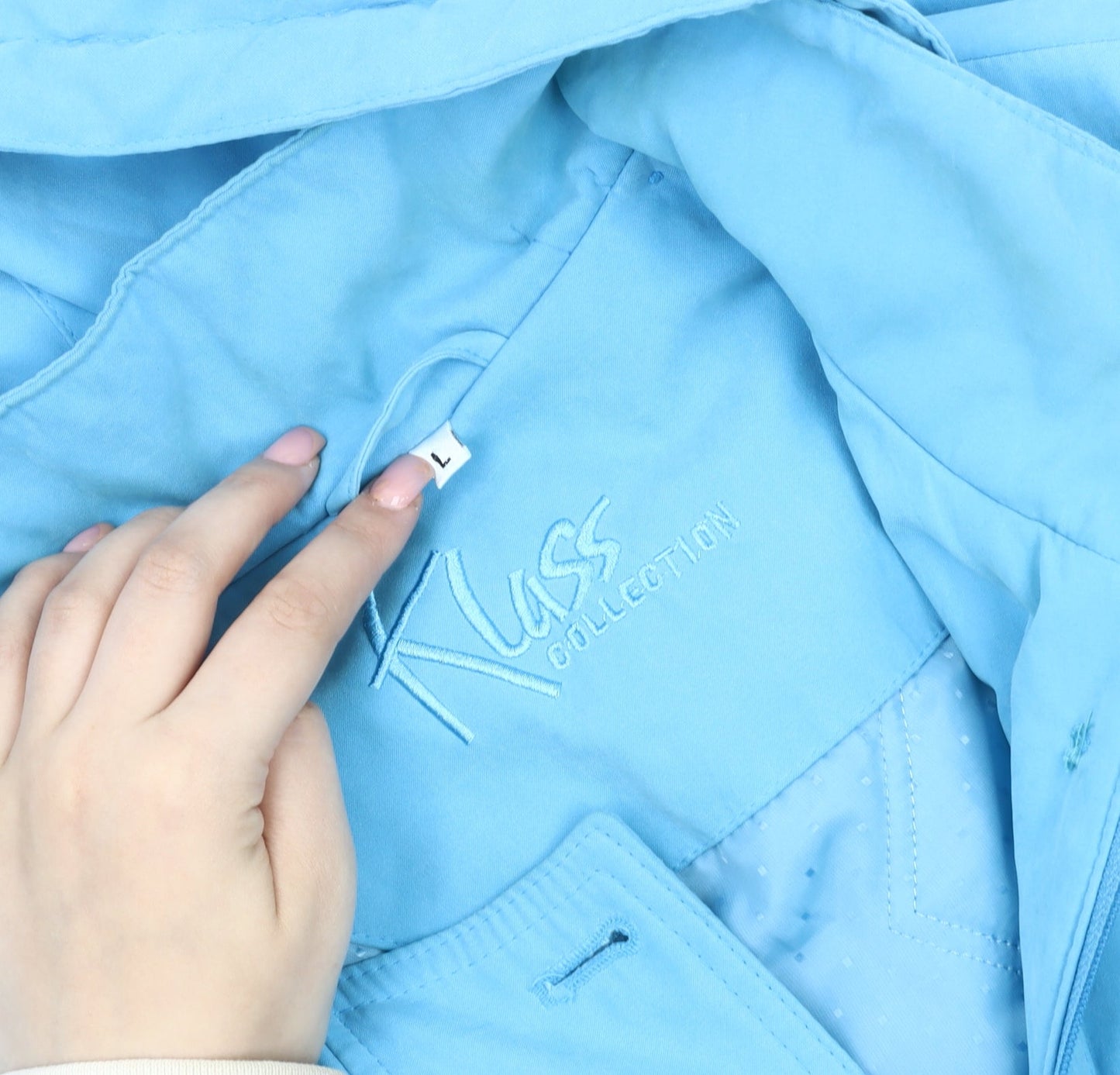 Womens UK Size L Klass Collection Blue Basic Jacket