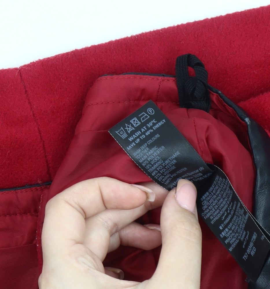 Marks and Spencer Women's Red Pencil Skirt Size 12