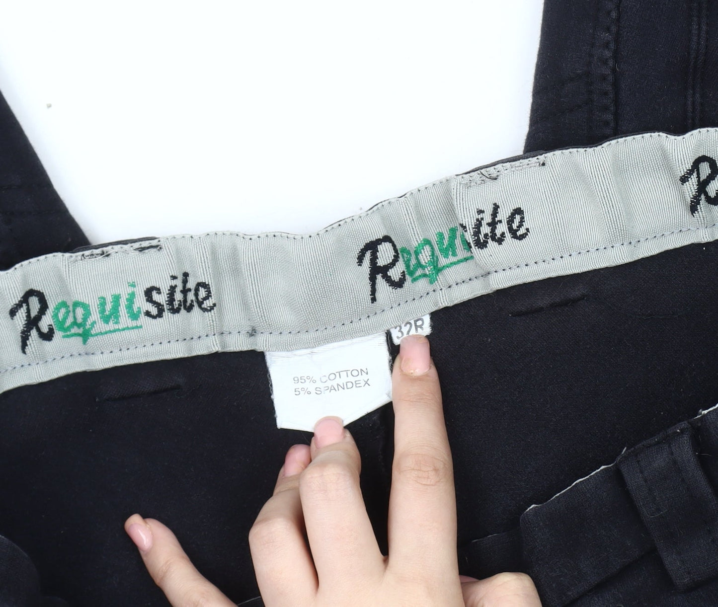 Requisite Men's Black Trousers Size 32 Regular