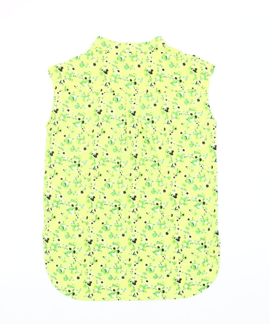 Womens UK Size 8 NEXT Green Basic Blouse