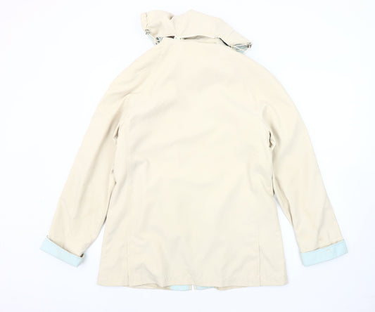 Womens UK Size 10 Finesse Beige Basic Jacket Jacket
