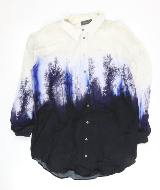 Womens UK Size S Mint Velvet Multicoloured Basic Button-Up