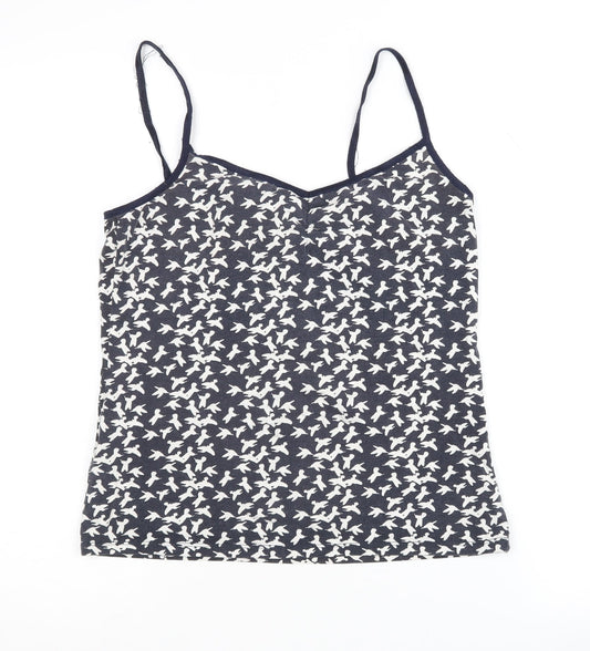 Womens UK Size 12 Laura Ashley Black Camisole Tank