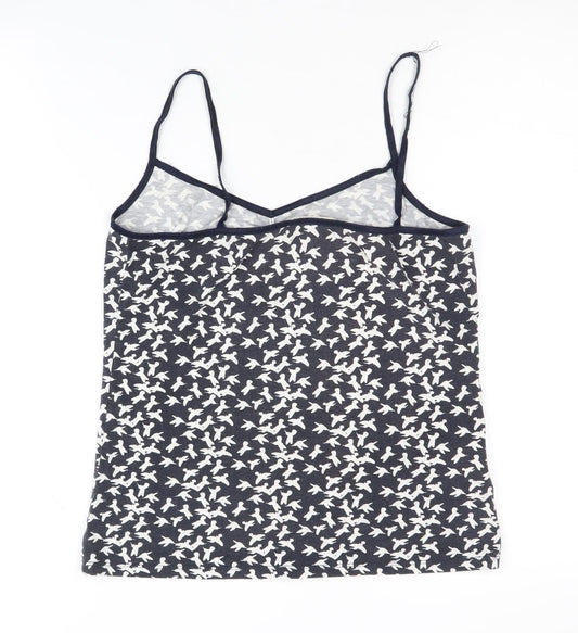 Womens UK Size 12 Laura Ashley Black Camisole Tank