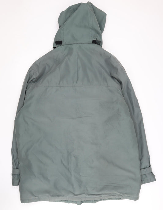 Mens UK Size L Marks and Spencer Green Basic Jacket
