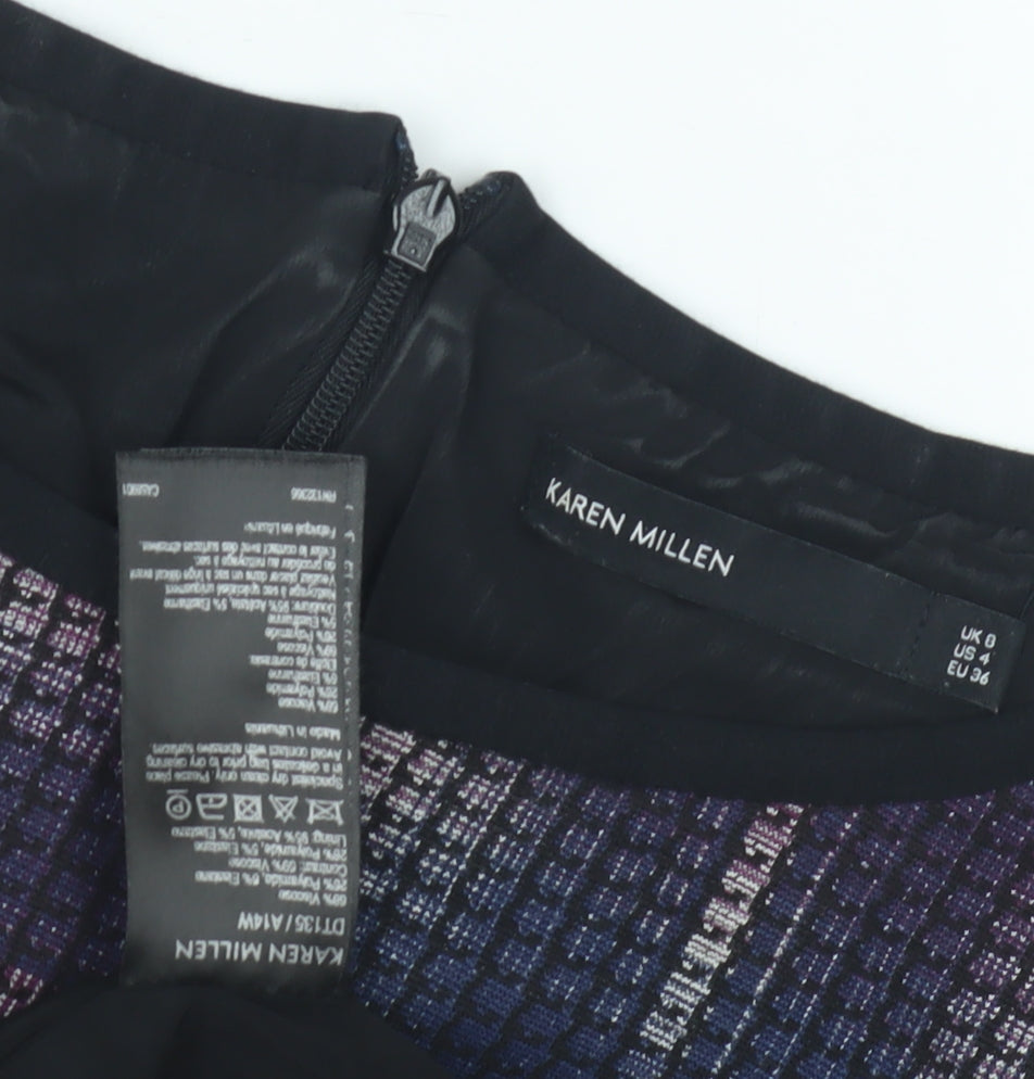 Karen Millen Women's Multicoloured Shift Dress, Size 8