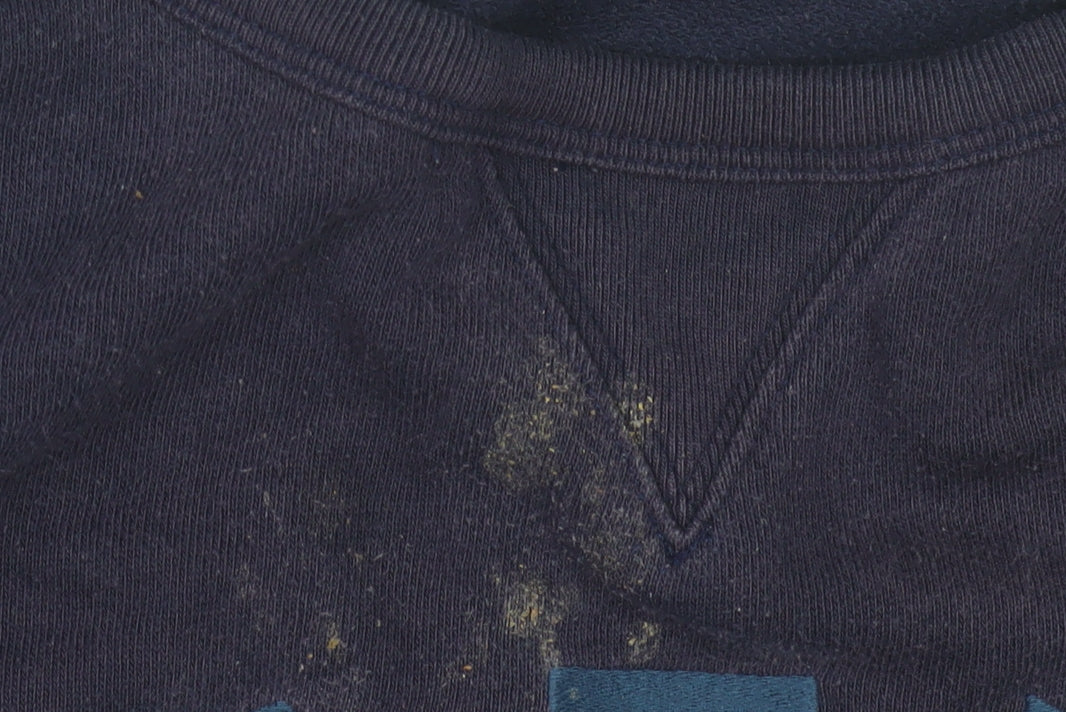 GAP Women's Blue Pullover Logo Sweatshirt M Casual