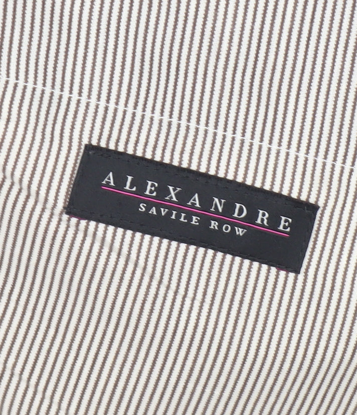 Alexandre Savile Row Men's Blue Dress Pants, Size 38