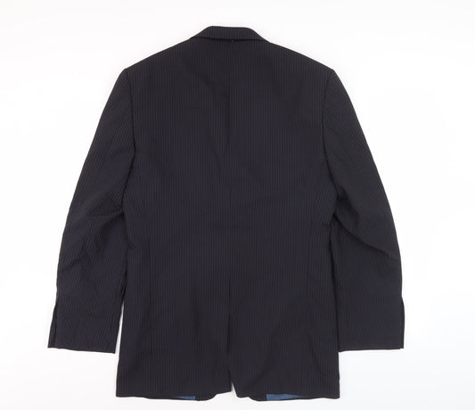 Mens UK Size 36 Marks and Spencer Regular Blue Suit Jacket