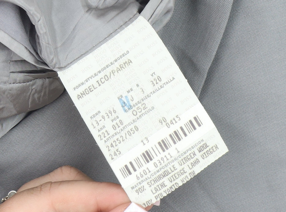 Mens UK Size 42 HUGO BOSS Grey Basic Jacket