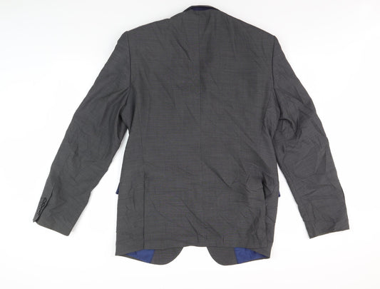 Mens UK Size 40 in Marks and Spencer Grey Basic Jacket