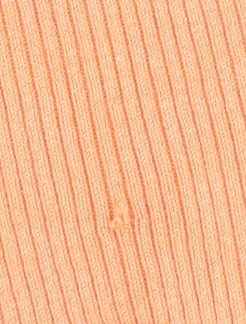 Womens UK Size XS Marks and Spencer Orange Jersey T-Shirt