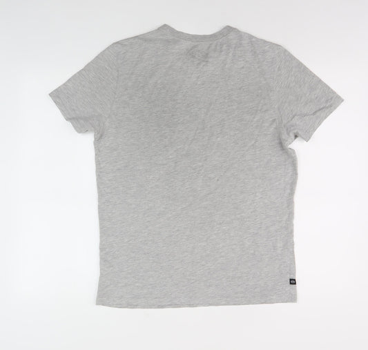 Mens UK Size S Animal Grey T-Shirt
