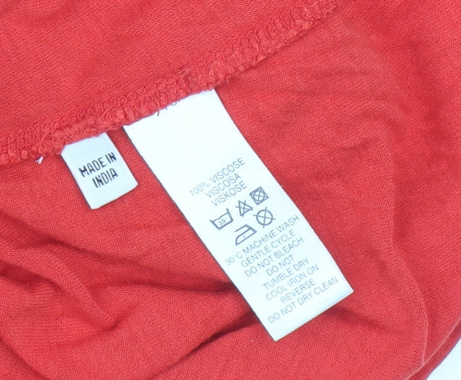 Womens UK Size L Paul Smith Red Basic T-Shirt
