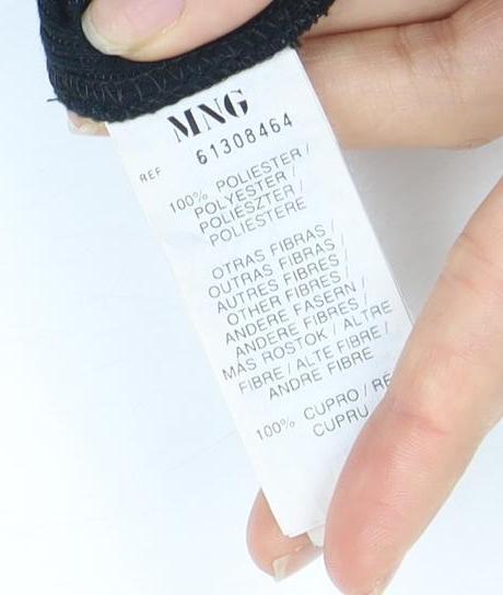 MNG Women's Black Asymmetric Skirt Size S