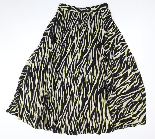 New Look Women's Midi A-Line Skirt, UK 10, Multicoloured