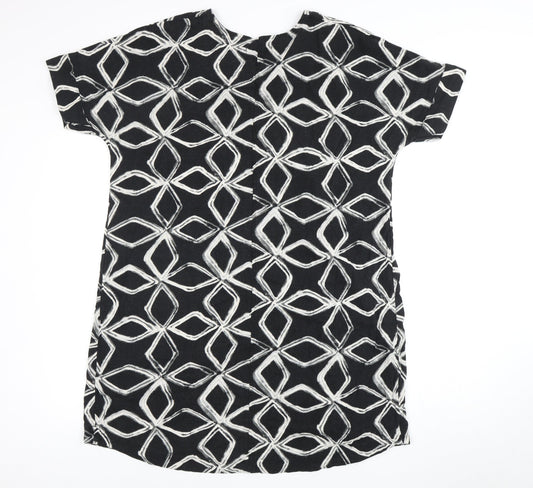 Marks and Spencer Women's Black Shift Dress, Size 14