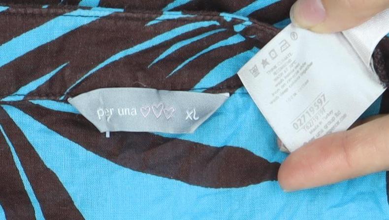 Womens UK Size XL Per Una Multicoloured Wrap Blouse