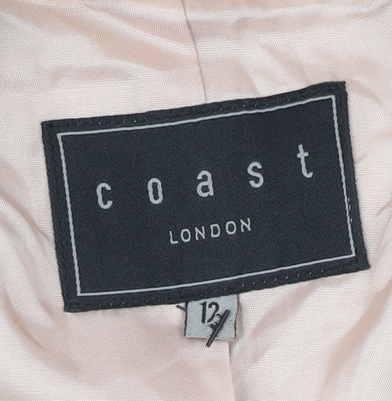 Coast Beige Women's Blazer, Size 12, Notch Lapel