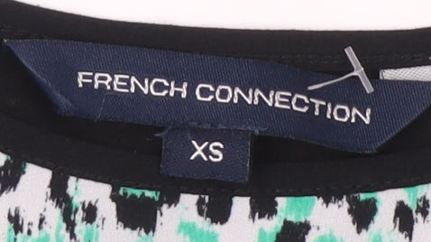 Womens UK Size XS French Connection Multicoloured Basic T-Shirt