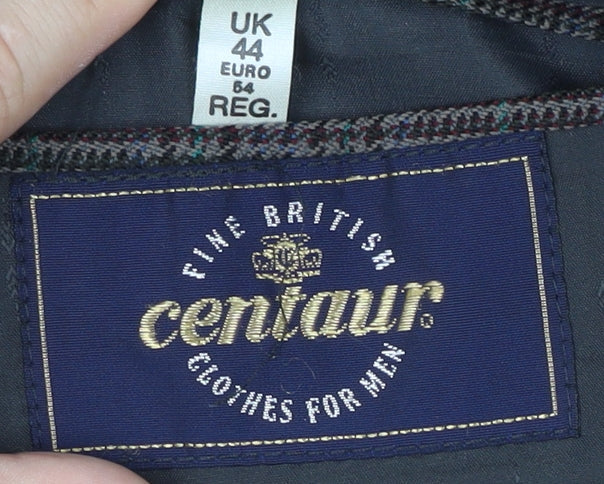Centaur Men's Check Blazer UK 44 Regular Two-Button