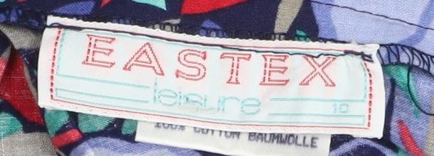 Eastex Women's Multicoloured Floral Pleated Skirt Size 10