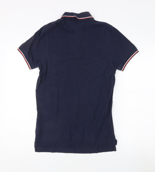 Tommy Hilfiger Men’s Blue Slim Fit Polo Shirt S