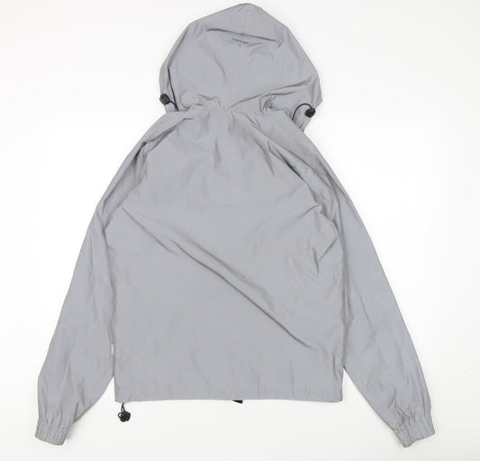 Mens UK Size XS NICCE Grey Windbreaker Coat
