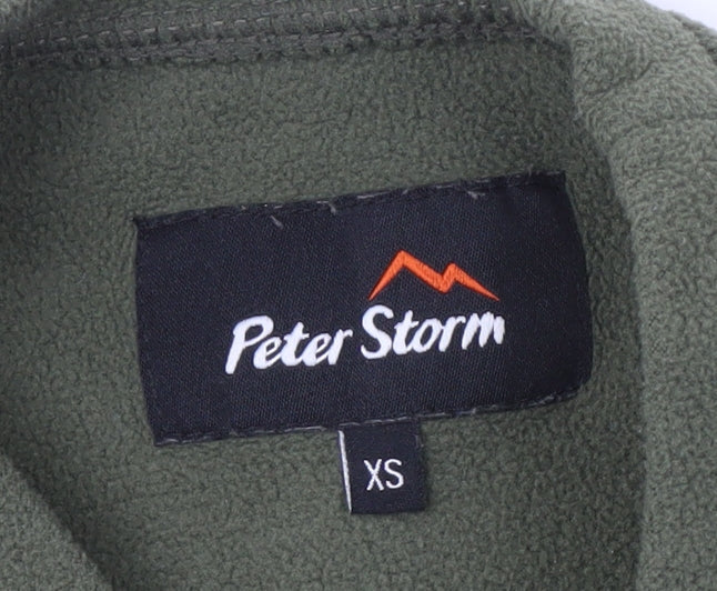 Mens UK Size XS Peter Storm Green Pullover Sweatshirt