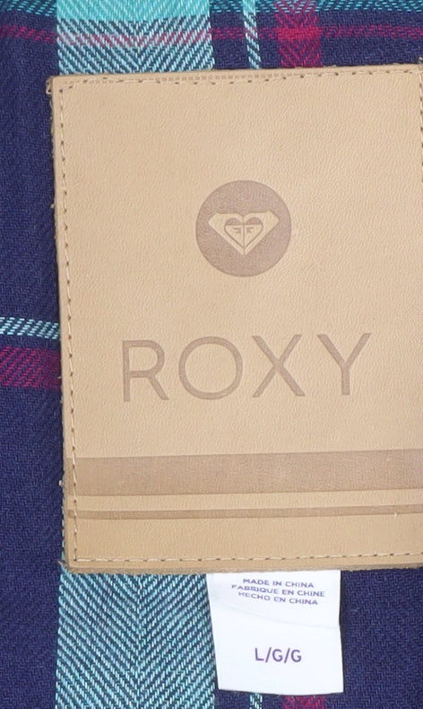Mens UK Size L ROXY Blue Puffer Jacket