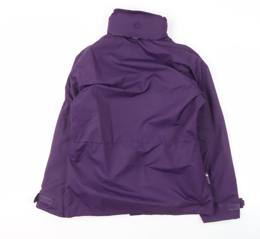 Womens UK Size 8 Mountain Essentials Purple 3-in-1 Jacket