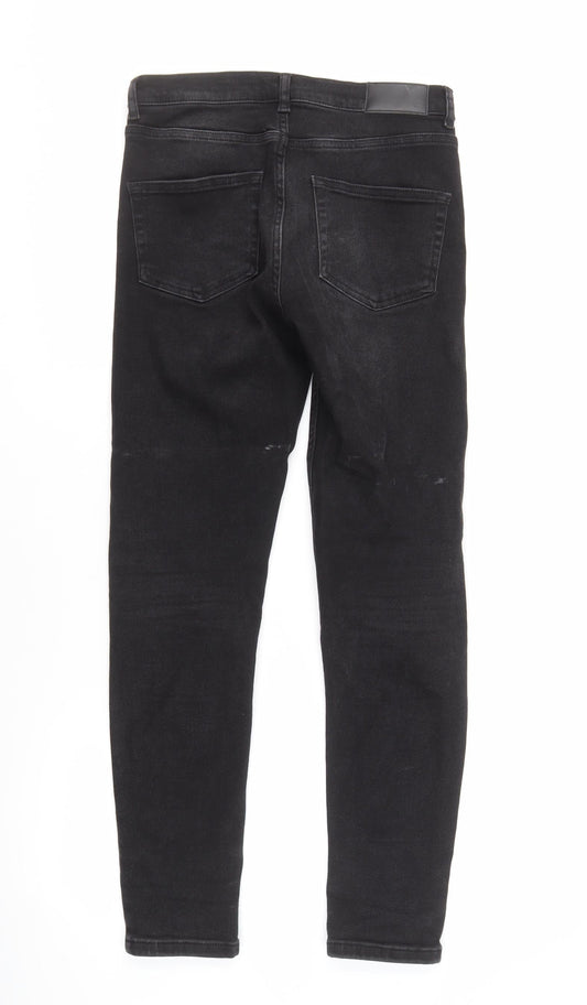 Whistles Unisex Black Skinny Jeans Size 26 Slim Fit
