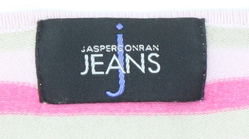 Womens UK Size S Jasper Conran Pink Basic T-Shirt