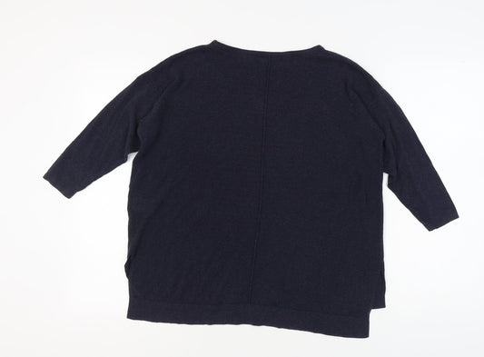Womens UK Size 14 White Stuff Blue Pullover Jumper