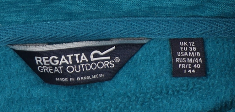 Regatta Women's Blue Sweatshirt M Cowl Neck