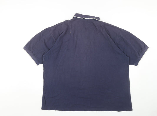 Rugby World Cup Men's Blue XL Rugby Polo Shirt