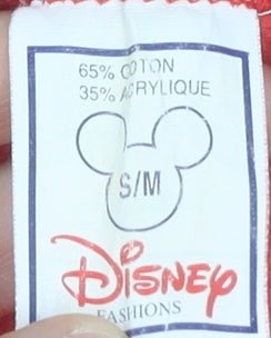 Unisex Adults UK Size S Disney Red Pullover Sweatshirt