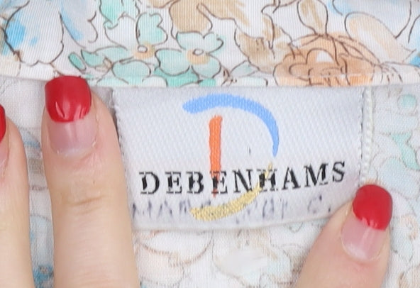 Debenhams Women's Multicoloured Floral Shirt Dress