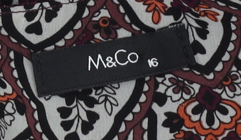 M&Co Women's Multicoloured Paisley Sleeveless Tunic