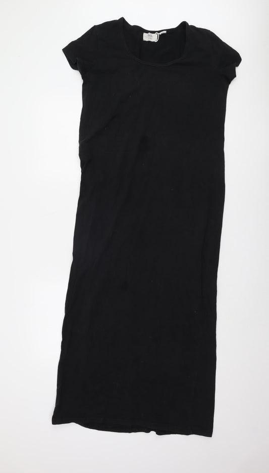 Hush Women's Black Short Sleeve Dress, Size 12