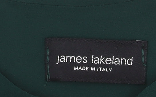 James Lakeland Women's Green Tunic Blouse Size 16