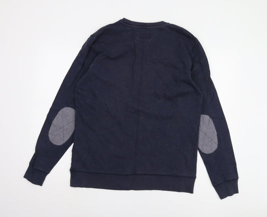Mens UK Size L NEXT Blue Pullover Sweatshirt