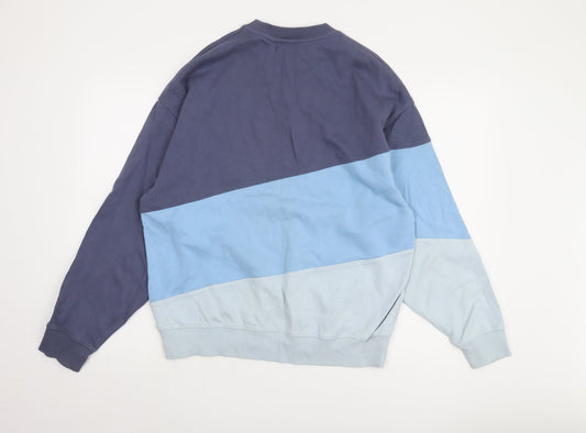 Topman Men's Blue Pullover Sweatshirt M