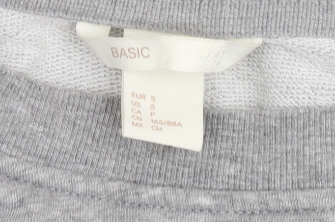 Womens UK Size 12 H&M Grey Pullover Sweatshirt