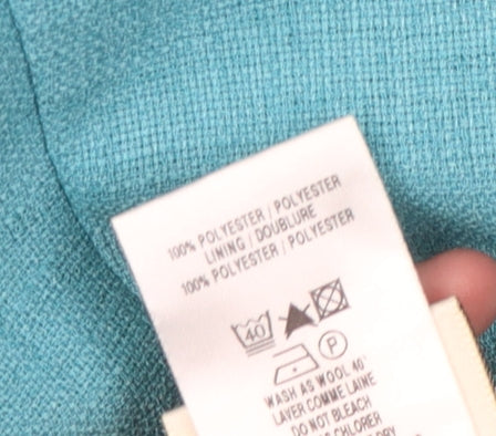 Eastex Women's Blue Polyester Skirt, Size 16, Good Condition