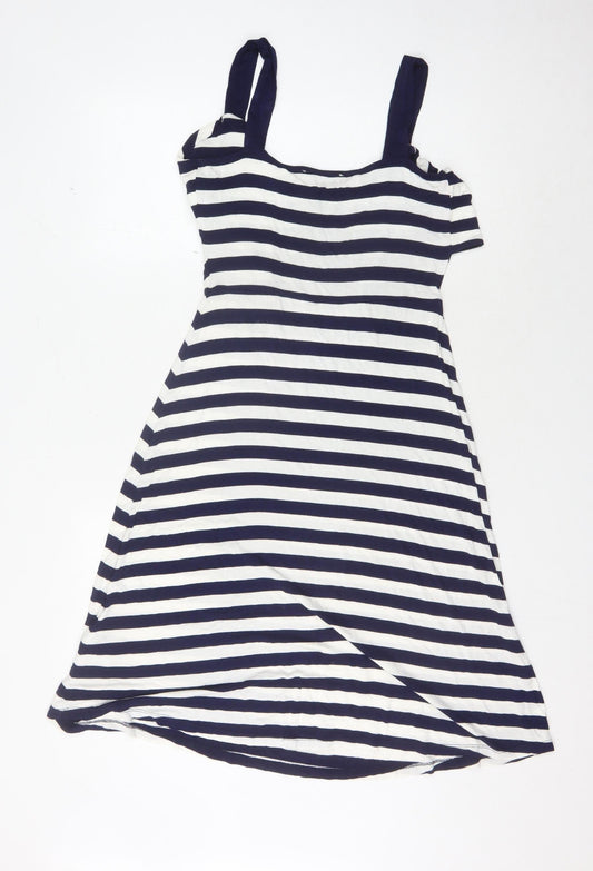 Oasis Women's Striped Dress, Black/White, Size S