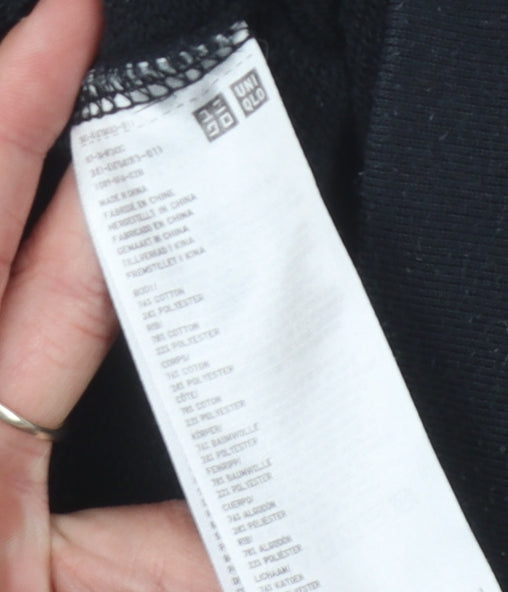 Uniqlo Disney Black XS Pullover Sweatshirt