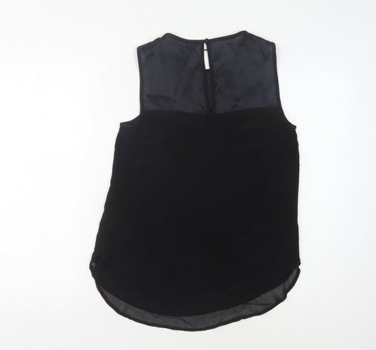 Womens UK Size 8 L.K. Bennett Black Basic Blouse