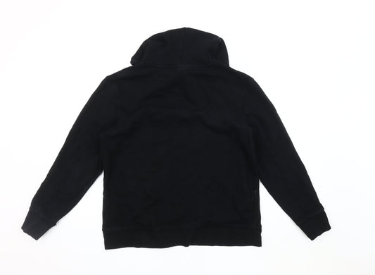 Topshop Unisex Adults Black Pullover Hoodie S